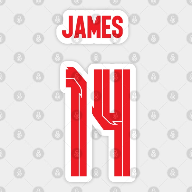 Reece James  England 14 Sticker by Alimator